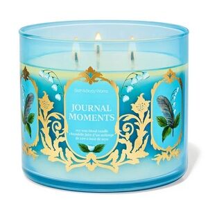 BBW Journal Moments Bath & Body Works 3 Wick Candle
